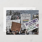 De geschiedenis heeft zijn ogen op u gericht briefkaart (Voorkant / Achterkant)