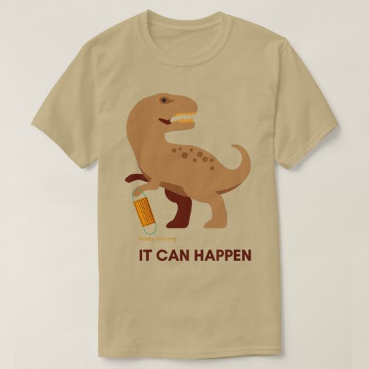 De geschiedenis herhaalt zich t-shirt (Design voorkant)