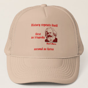 De geschiedenis herhaalt zichzelf trucker pet