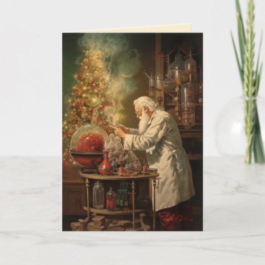 De geschiedenis van de Candy Cane Feestdagen Kaart (Voorkant)