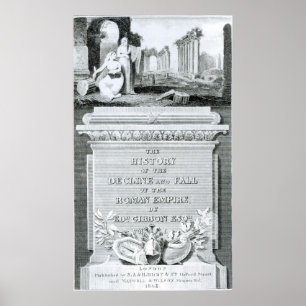 De geschiedenis van Decline en de Herfst van Roman Poster