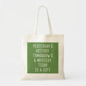 De geschiedenis van gisteren... Tote bag (Voorkant)