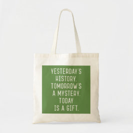 De geschiedenis van gisteren... Tote bag