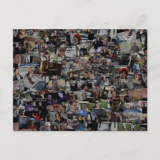De "Geschiedenis van het Kind" Citaat Collage Briefkaart (Voorkant)