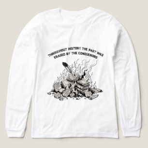 De geschiedenis werd gewist door veroveraars Oude Tri-Blend Shirt