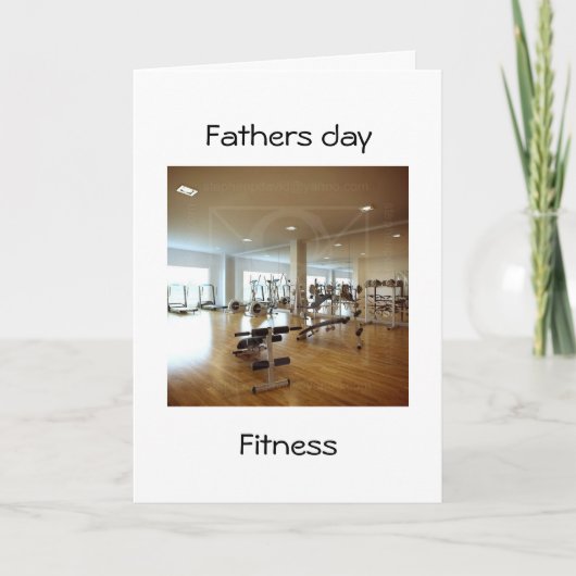 de geschiktheidskaart van de vadersdag kaart (Voorkant)