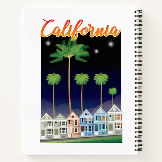 De geschilde dames 's nachts | San Francisco Notitieboek (Achterkant)