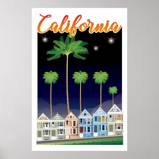 De geschilde dames 's nachts | San Francisco Poster (Voorkant)