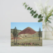 De geschilde heuvels, de Oregon-reisfoto Briefkaart (Staand voorkant)