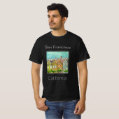 De geschilderde dames, San Francisco, Californië T-shirt (Voorkant volledig)