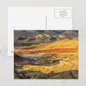 De geschilderde heuvels in de John Day Fossil Beds Briefkaart (Voorkant / Achterkant)