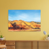 De geschilderde heuvels in de John Day Fossil Beds Canvas Afdruk (Insitu (Woonkamer))
