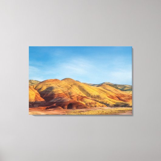De geschilderde heuvels in de John Day Fossil Beds Canvas Afdruk (Voorkant)