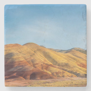 De geschilderde heuvels in de John Day Fossil Beds Stenen Onderzetter