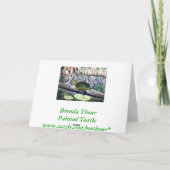 De geschilderde Kaart van de Verjaardag van de (Achterkant)