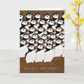 De geschilderde Kaart van de Verjaardag van de (Gele Bloem)