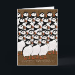 De geschilderde Kaart van de Verjaardag van de<br><div class="desc">De geschilderde Kaart van de Verjaardag van de Papegaaiduiker - de Kaart van de Verjaardag met Papegaaiduiker</div>