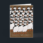 De geschilderde Kaart van de Verjaardag van de<br><div class="desc">De geschilderde Kaart van de Verjaardag van de Papegaaiduiker - de Kaart van de Verjaardag met Papegaaiduiker</div>