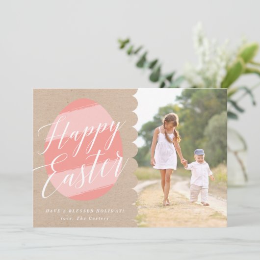 De geschilderde Kaart van Pasen van de Foto van (Staand voorkant)