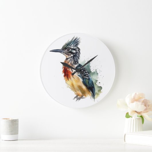 De geschilderde loper, Waterverf Roadrunner Grote Klok (Huis)