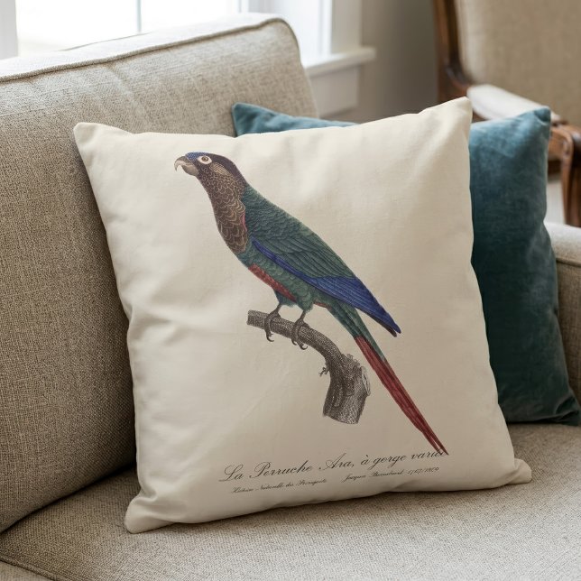 De geschilderde parkiet, Pyrrhura picta Kussen (The Painted Parakeet, Pyrrhura Picta. Throw Pillow)