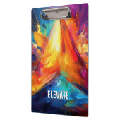 De geschilderde piramide klembord (Links)