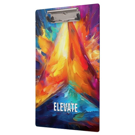 De geschilderde piramide klembord (Links)