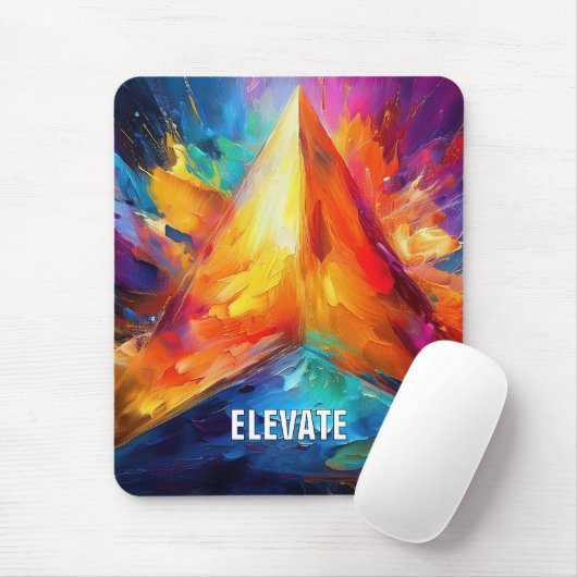 De geschilderde piramide muismat (Met muis)