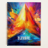 De geschilderde piramide planner (Voorkant)