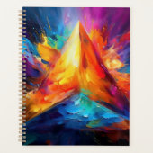 De geschilderde piramide planner (Voorkant)