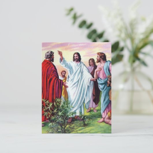 De geselecteerde en verzonden disciples briefkaart (Staand voorkant)