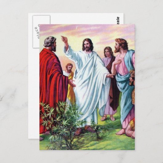 De geselecteerde en verzonden disciples briefkaart (Voorkant / Achterkant)