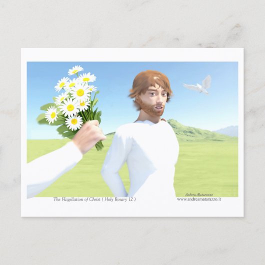 De Geseling van Christus Briefkaart (Voorkant)