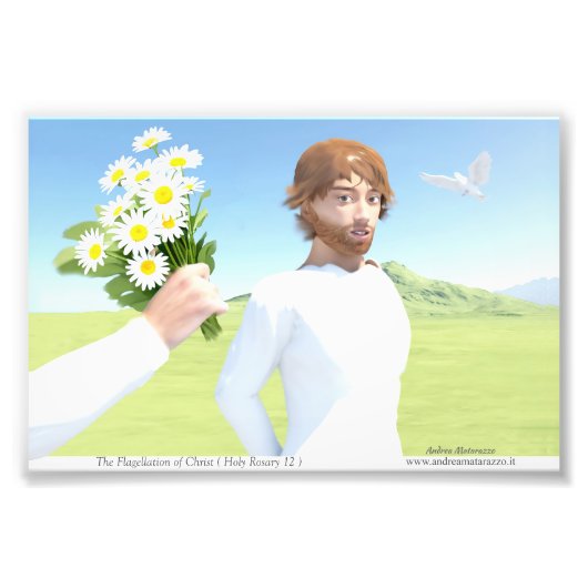 De Geseling van Christus Foto Afdruk (Voorkant)