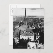 De gesierde spits van een kerk in Boston Briefkaart (Voorkant / Achterkant)