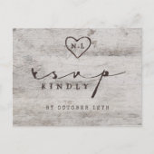 De gesneden Keus RSVP van de Maaltijd van het Briefkaart (Voorkant)