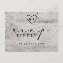 De gesneden Keus RSVP van de Maaltijd van het Briefkaart