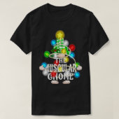 De gespierde gnoom kerst bijpassende familie t-shirt (Design voorkant)