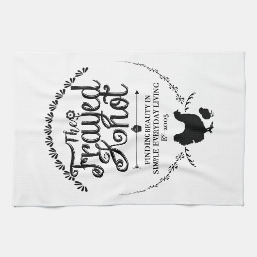 De gespleten knoop - de rest keukenhanddoek (Horizontaal)