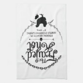 De gespleten knoop - de rest keukenhanddoek (Verticaal)