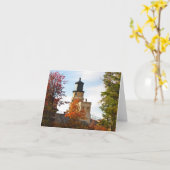 De gespleten Vuurtoren van de Rots Kaart (Gele Bloem)