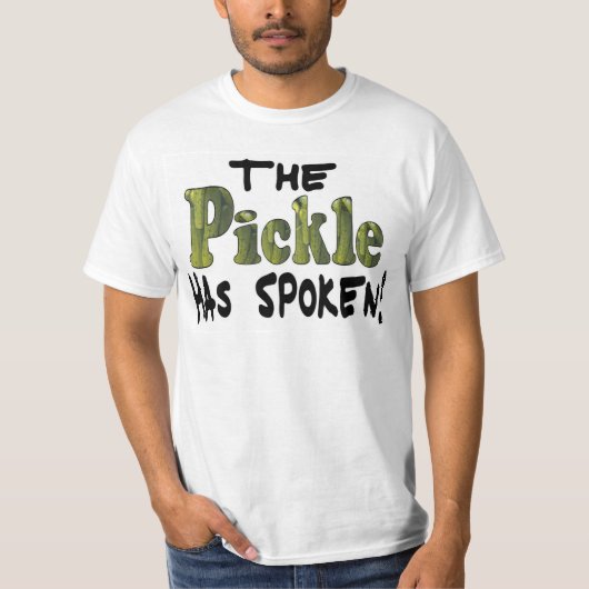 De Gesproken Augurk T-shirt (Voorkant)