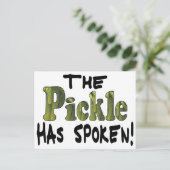 De gesproken Groenten in het zuur Briefkaart (Staand voorkant)