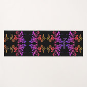 De gestenciled Abstracte Kleuren van het Roos van  Yogamat (Voorkant (horizontaal))