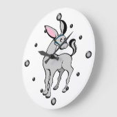 De gestileerde Klok van de Muur van de Ezel (Hoek)