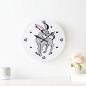 De gestileerde Klok van de Muur van de Ezel (Huis)