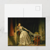 De gestolen kus Fragonard Briefkaart (Voorkant / Achterkant)