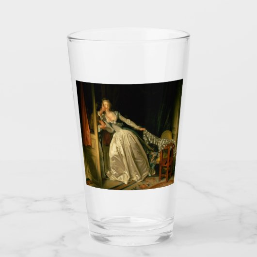 De gestolen kus Fragonard Glas (Voorkant)