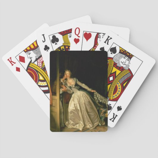 De gestolen kus Fragonard Pokerkaarten (Achterkant)