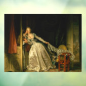 De gestolen kus Fragonard Raamsticker (Vel 3)
